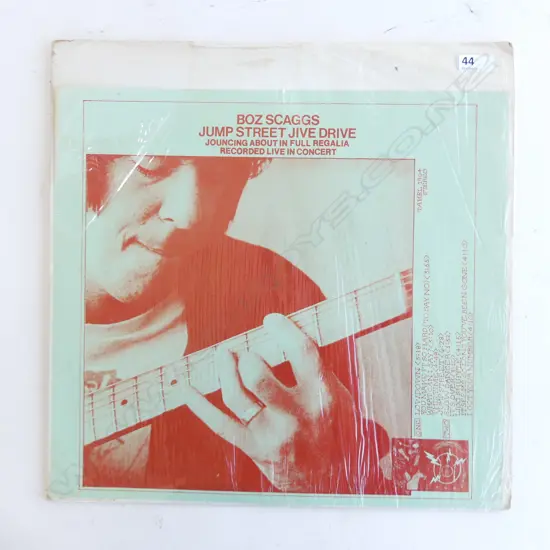 Boz Scaggs, Jump Street Jive Drive Jouncing About In Full Regalia